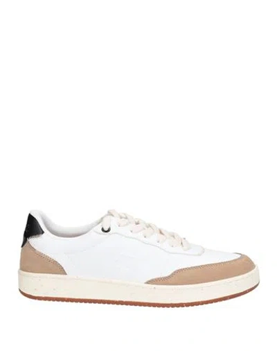 Acbc Man Sneakers White Size 8 Textile Fibers