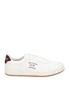Acbc Man Sneakers White Size 8.5 Textile Fibers