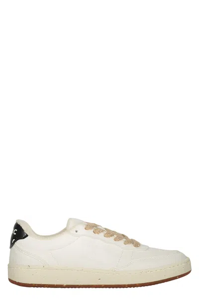Acbc Minimalist Sneakers With Rubber Sole In White