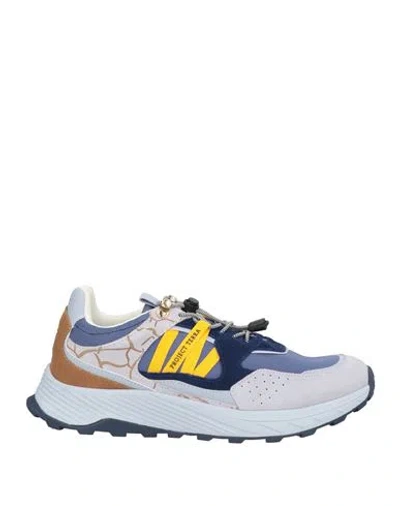 Acbc Project Terra Man Sneakers Light Blue Size 8.5 Leather, Textile Fibers