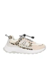 Acbc Project Terra Woman Sneakers Ivory Size 7 Leather, Textile Fibers