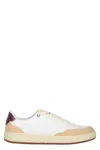 Acbc White Minimalist Sneakers With A Beige Sole In White