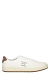 Acbc White Minimalist Sneakers With Details In Multi
