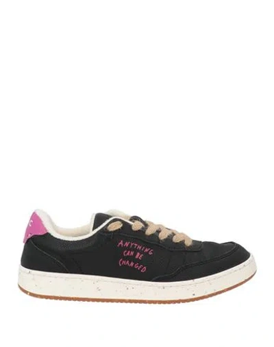 Acbc Woman Sneakers Black Size 10.5 Synthetic Material