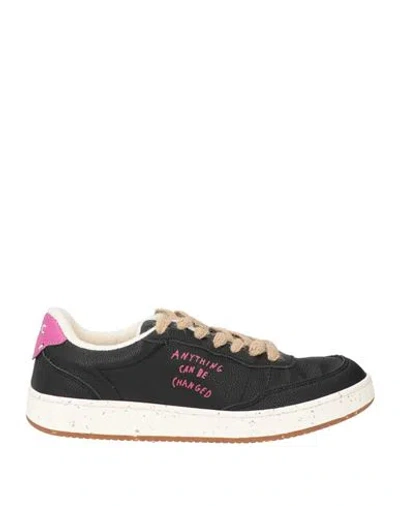 Acbc Woman Sneakers Black Size 9.5 Synthetic Material