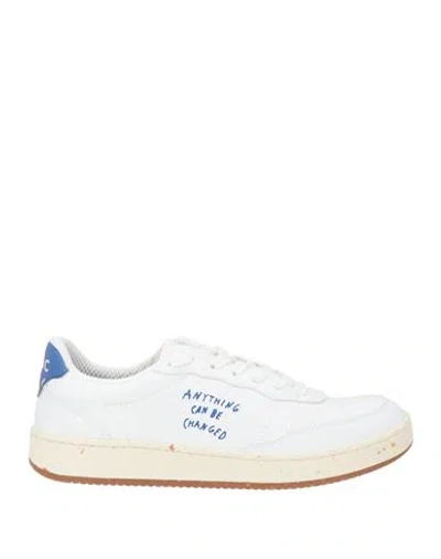 Acbc Woman Sneakers Blue Size 8 Leather
