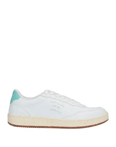 Acbc Woman Sneakers White Size 8 Textile Fibers