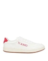 Acbc X Bungalow. Man Sneakers White Size 8.5 Textile Fibers In White
