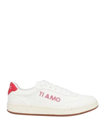Acbc X Bungalow. Man Sneakers White Size 8.5 Textile Fibers