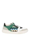 Acbc X Missoni Man Sneakers Green Size 11 Textile Fibers