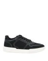 Acbc X Missoni Sport Man Sneakers Black Size 8.5 Leather, Textile Fibers