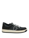 Acbc X Philippe Model Man Sneakers Black Size 8 Textile Fibers In Black