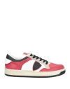 Acbc X Philippe Model Man Sneakers Red Size 9 Textile Fibers In Red