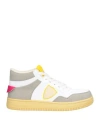 Acbc X Philippe Model Woman Sneakers White Size 7 Leather In White