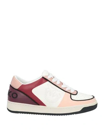 Acbc X Pinko Woman Sneakers White Size 7 Recycled Polyurethane