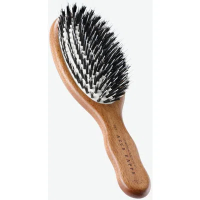 Acca Kappa Classic Oval Brush In Brown