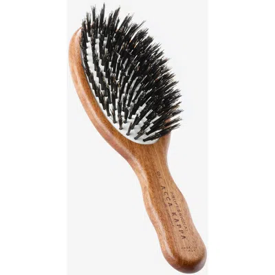 Acca Kappa Classic Oval Brush In Brown