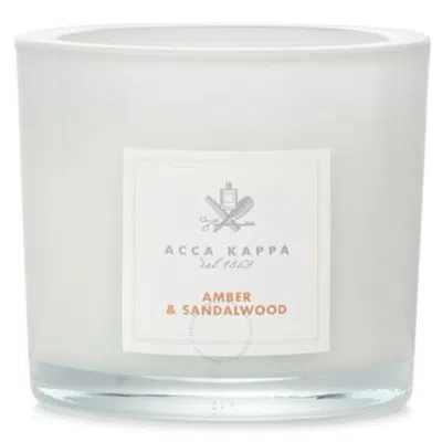 Acca Kappa Unisex Amber & Sandalwood 6.34 oz Scented Candle 8008230026540 In White