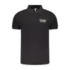 Accademia Militare Black Cotton Polo Shirt