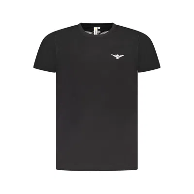 ACCADEMIA MILITARE BLACK COTTON T-SHIRT