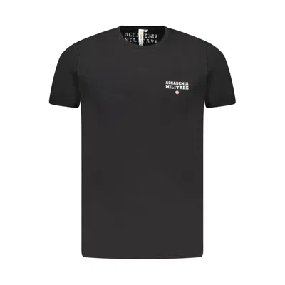 Accademia Militare Black Cotton T-shirt
