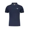 Accademia Militare Blue Cotton Polo Shirt In Blue