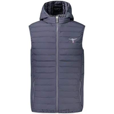 Accademia Militare Blue Polyester Men's Jacket