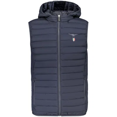 Accademia Militare Blue Polyester Men's Jacket