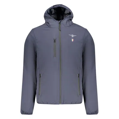 Accademia Militare Blue Polyester Shell Jacket