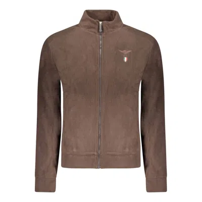 Accademia Militare Brown Polyester Men's Sweatshirt