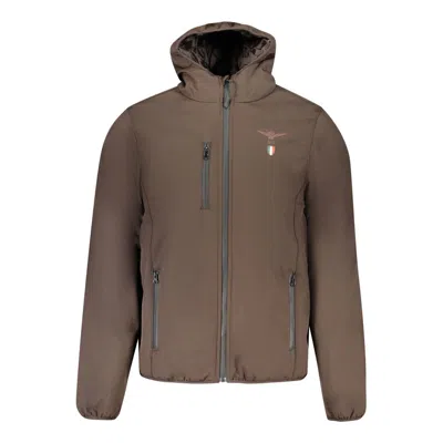 Accademia Militare Brown Polyester Shell Jacket