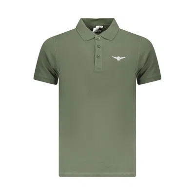 Accademia Militare Green Cotton Polo Shirt