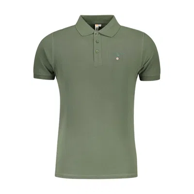 Accademia Militare Green Cotton Polo Shirt