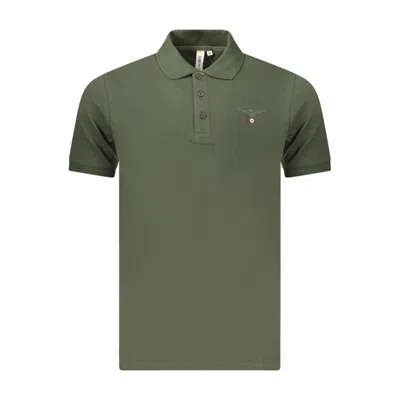 Accademia Militare Green Cotton Polo Shirt