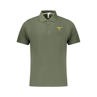 Accademia Militare Green Cotton Polo Shirt