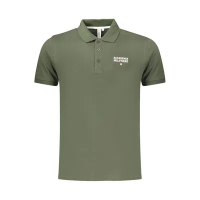 Accademia Militare Green Cotton Polo Shirt