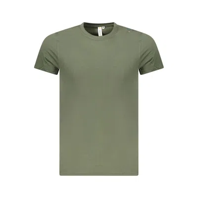 Accademia Militare Verde Cotton Men's T-shirt In Animal Print