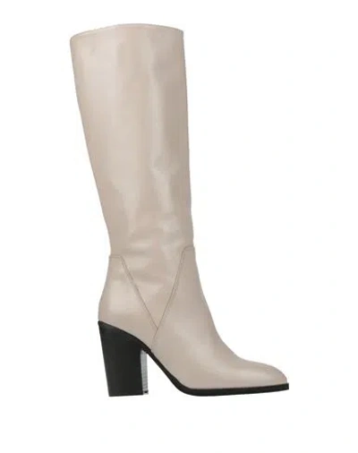 Accademia Woman Boot Ivory Size 5 Calfskin In White