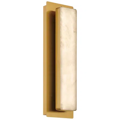 Access Ada 18" High Antique Brushed Brass Led Wall Sconce