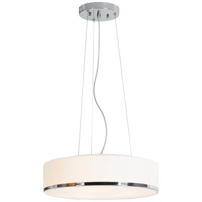 Access Aero 15 3/4" Wide Opal Glass And Chrome Pendant Light