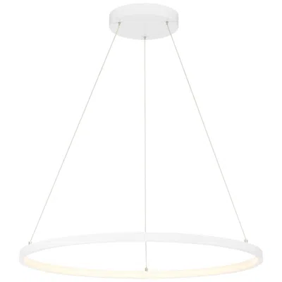 Access Anello 15 3/4" Wide Matte White Led Ring Pendant