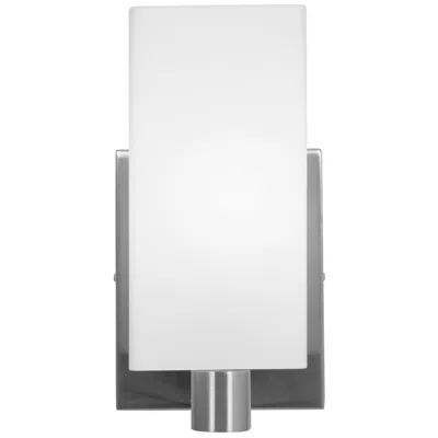 Access Archi - 5" E26 Led Wall/vanity - Brushed Steel Finish, Opal Glass Diff