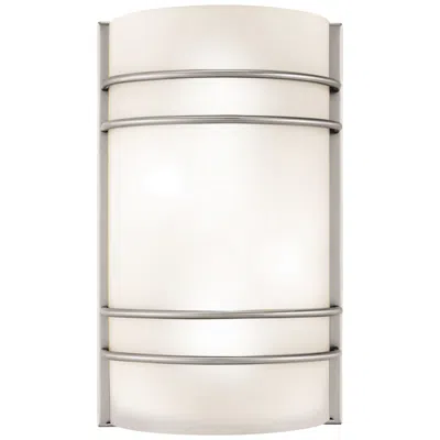 Access Artemis 12 1/4" High Brushed Steel Metal Wall Sconce