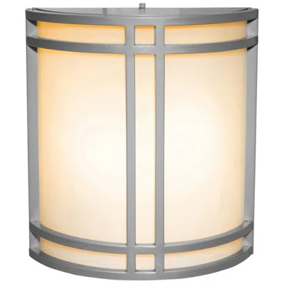 Access Artemis Satin Silver Energy Efficient Outdoor Wall Sconce