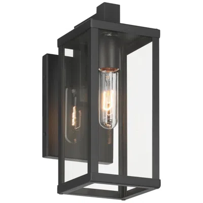 Access Augusta 12.5" High Black Wall Sconce