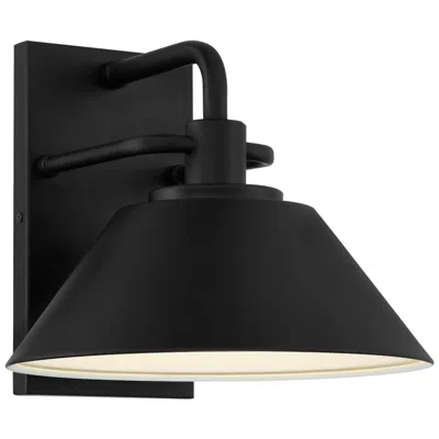 Access Avalon 9 3/4" High Matte Black Led Outdoor Wall Light