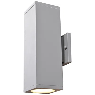 Access Bayside 12" High Satin Led Outdoor Wall Light