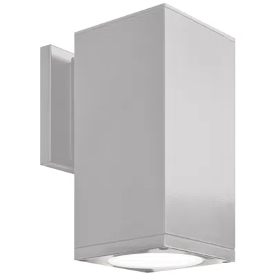 Access Bayside 8"h Satin Led Outdoor Wall Light With Frosted Shade