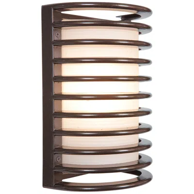 Access Bermuda 10 1/2" High Bronze Bulkhead Outdoor Wall Light