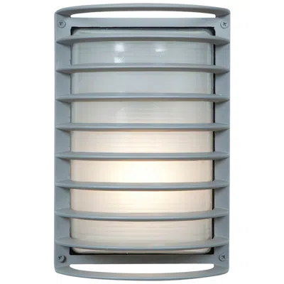 Access Bermuda 10 1/2" High Satin Bulkhead Led Outdoor Wall Light
